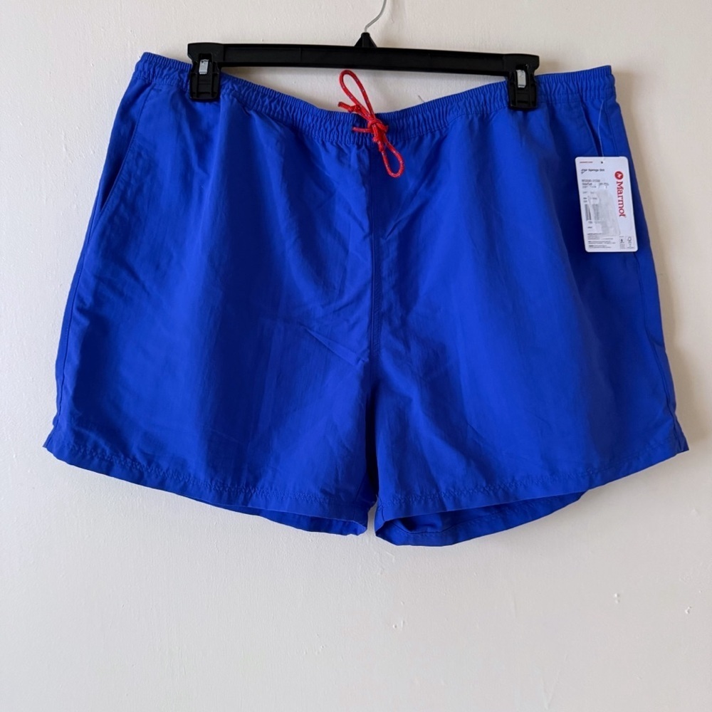 Marmot Juniper Springs Shorts Men‎s Drawstring Swim Hiking 5" Inseam NEW sZ XXL